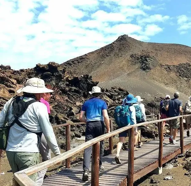 Rock formation at the Bahia Tour, Galapagos